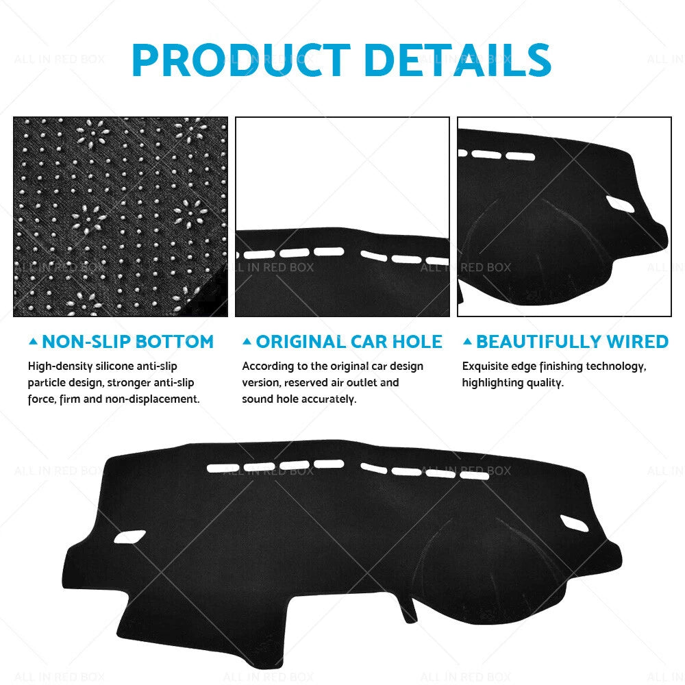Dash Mat Cover for Volkswagen VW Polo 6R 2010-2017 Black