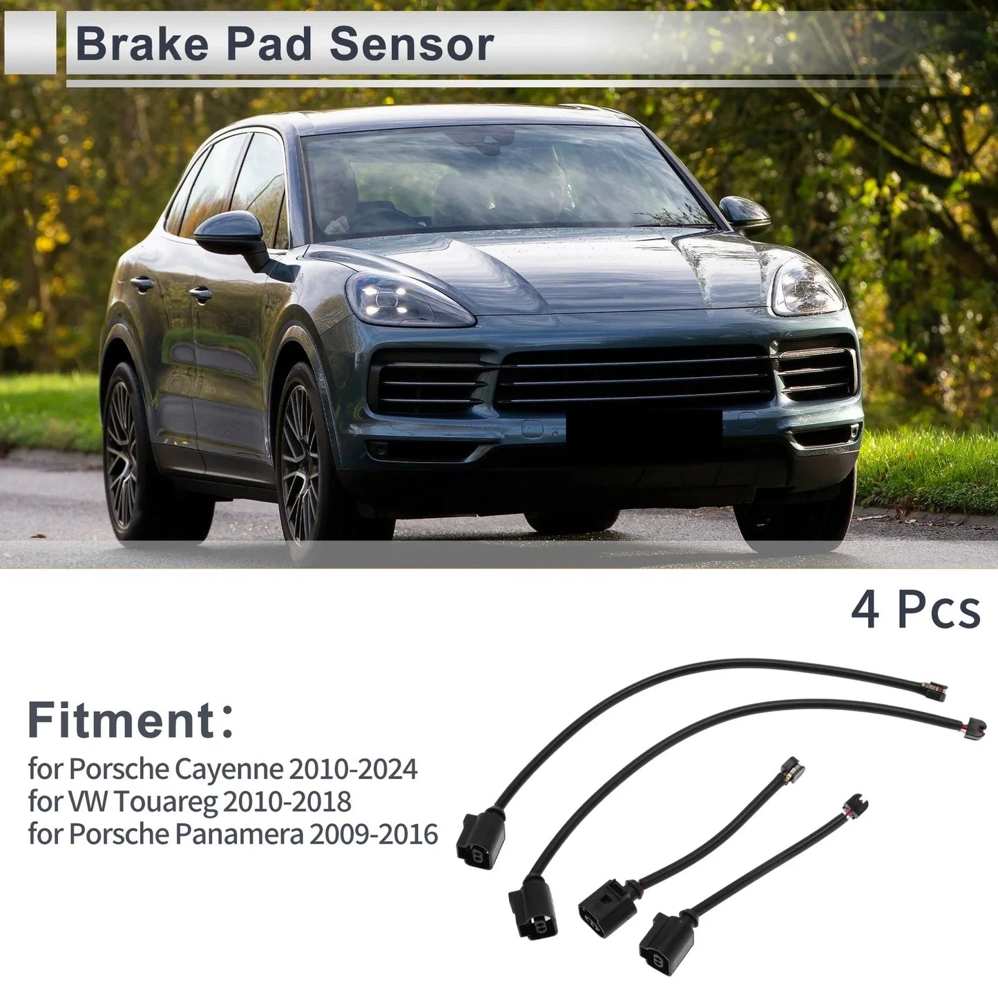 Front Wheel Brake Pad Wear Sensor for Porsche Cayenne (2003-2010)