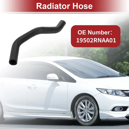 Radiator Hose for Honda Civic 2006-2011 Rubber Black 1 x Hose