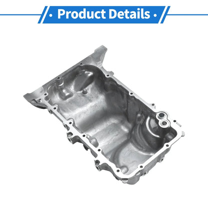 Engine Oil Pan for Honda Civic 2006-2011 - 1 x Steel Silver Tone
