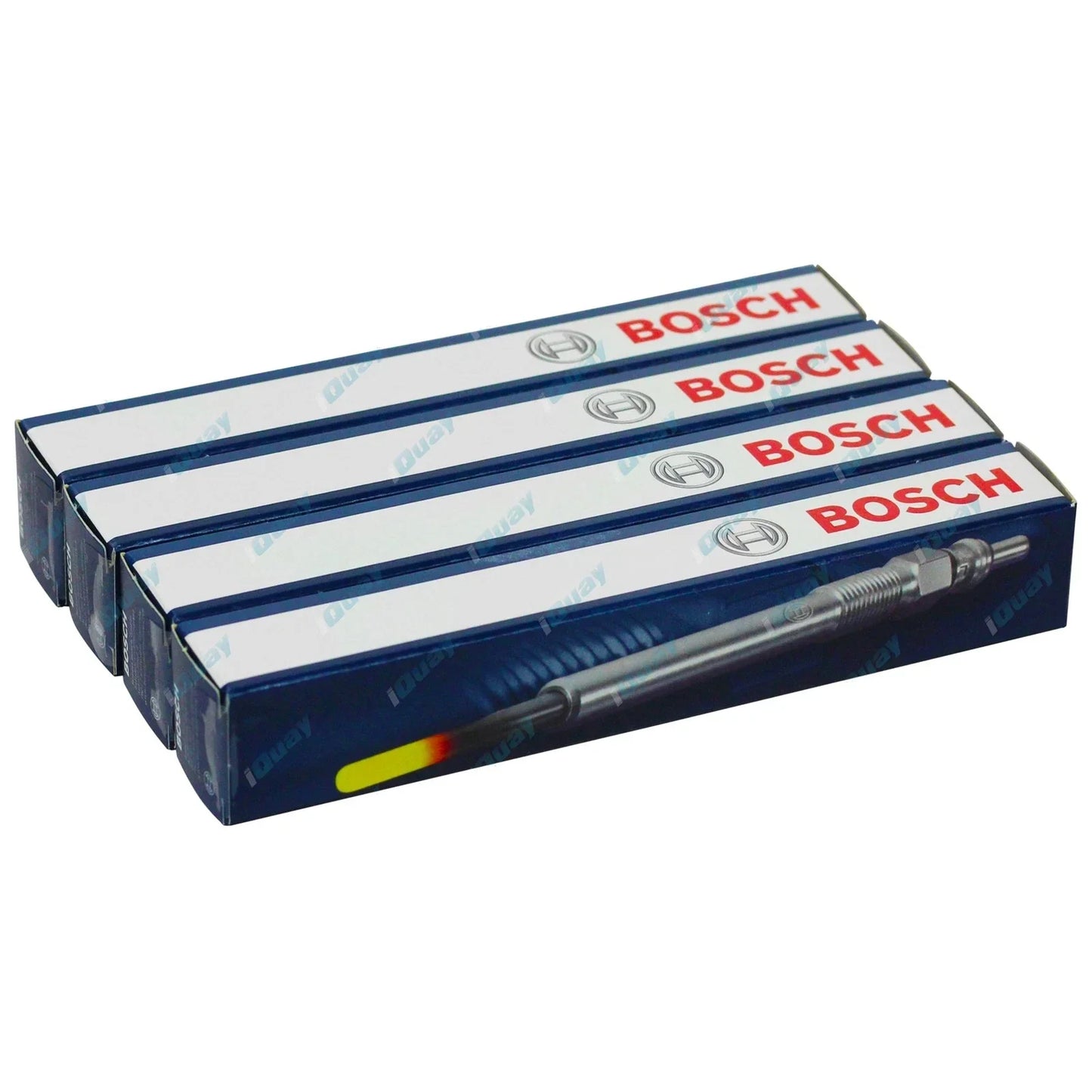 4 Bosch Glow Plug Set Diesel for Nissan Navara D21 D22 Diesel TD25 TD27 2.7L
