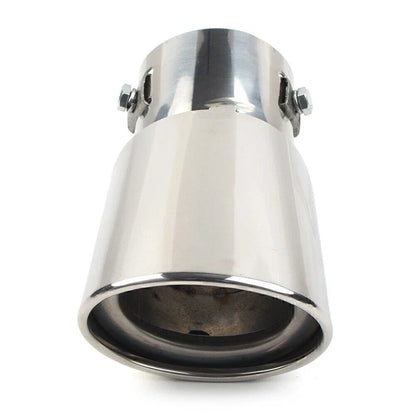 Stainless Steel Exhaust Pipe Tail Muffler Tip for Car Accessories (Curved)