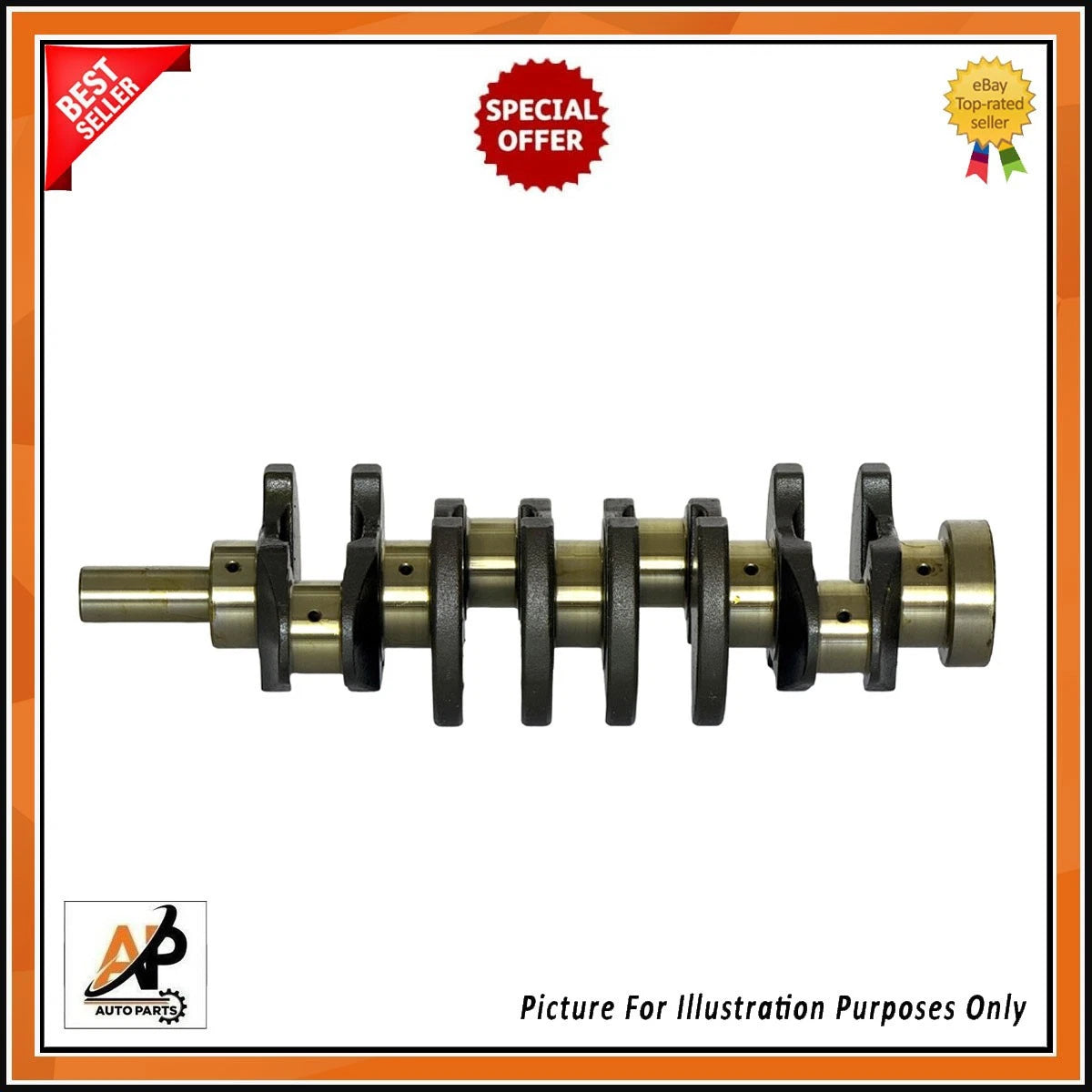 Crankshaft Replacement for Hyundai Kia I800 Sorento H1 H350 K2500 Iload (2000–2009)