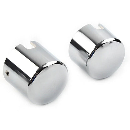 Rear Axle Nut Covers for Harley Softail Deuce FXSTD Springer Chrome