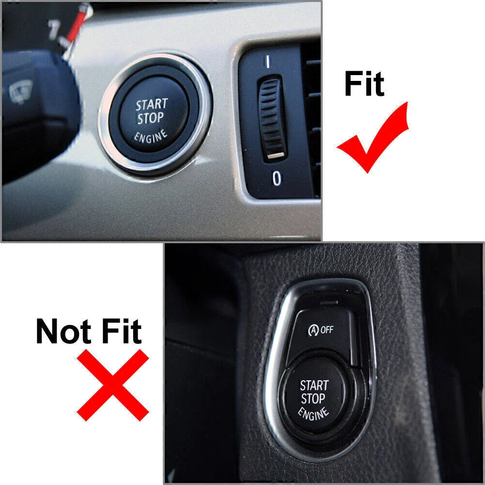 Red Engine Start Stop Switch Button Cover for BMW F10 F15 F16 F22 (2011-2019)