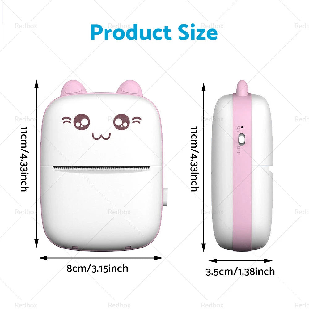 Mini Pocket Thermal Printer Bluetooth Mobile Photo Printing