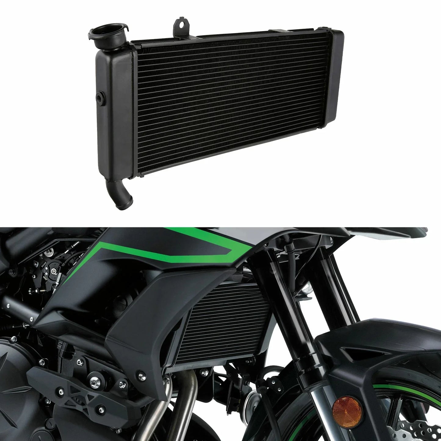 Radiator Engine Cooler for Kawasaki Versys 650 ABS (2015-2024)