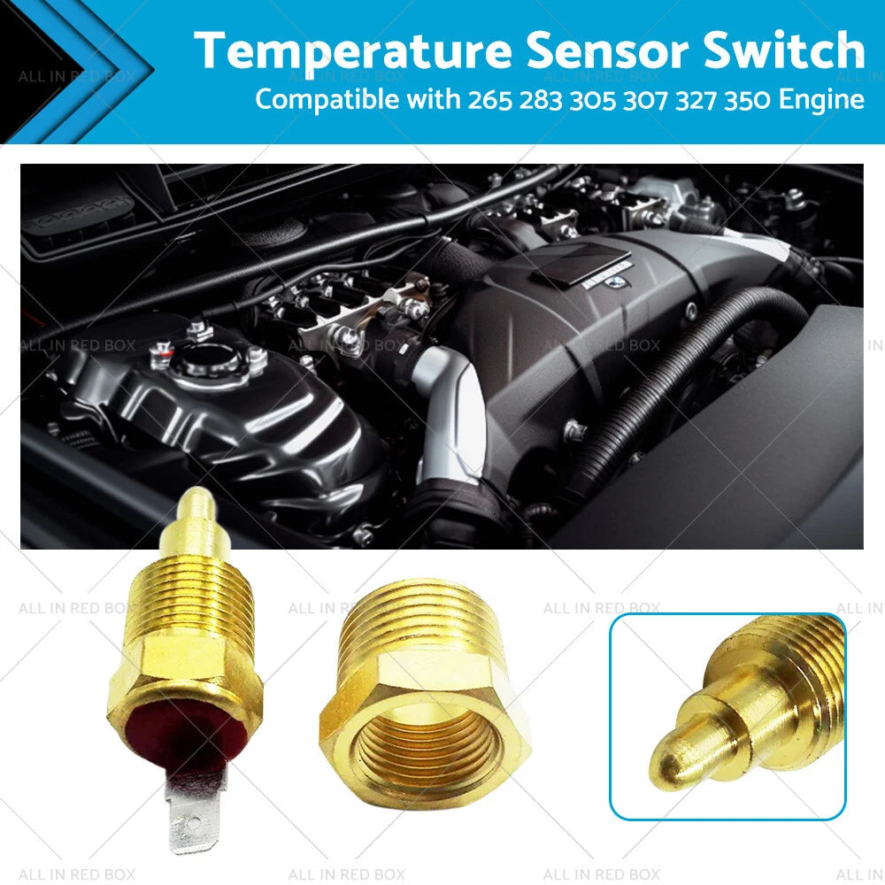 3/8" NPT Aluminum Engine Radiator Thermo Sensor Cooling Fan Switch for Car