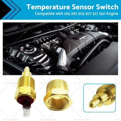 3/8" NPT Aluminum Engine Radiator Thermo Sensor Cooling Fan Switch for Car