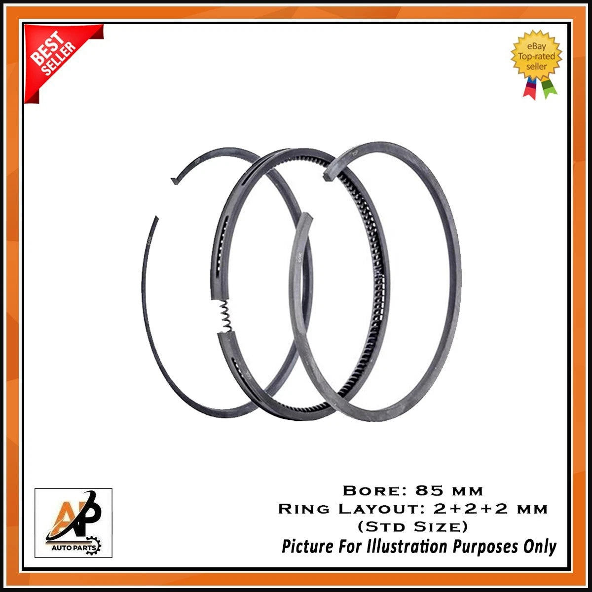 Engine Piston Rings Replacement Kit for Citroen Jumper 2.0 HDi (2007–2020)