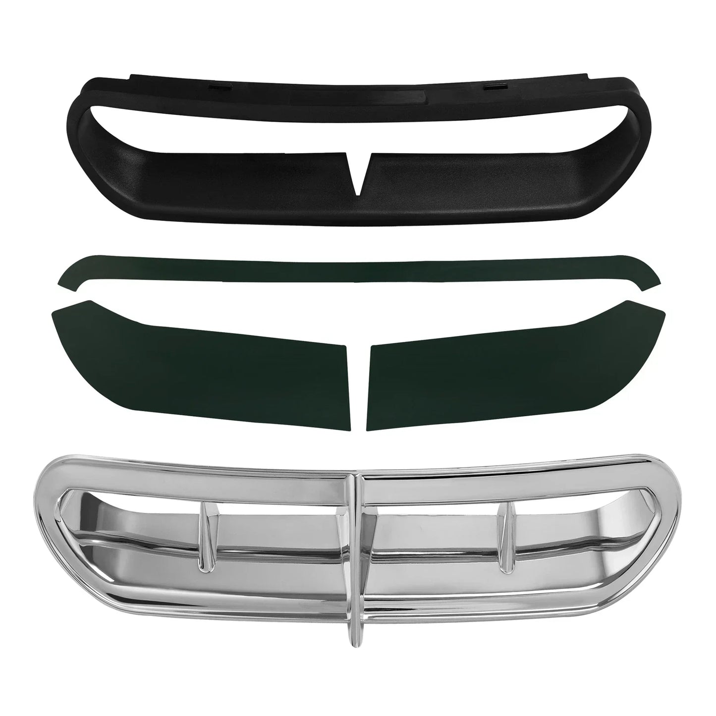 Chrome Outer Fairing Vent Accent for Harley Electra Street Glide (2014-2024)