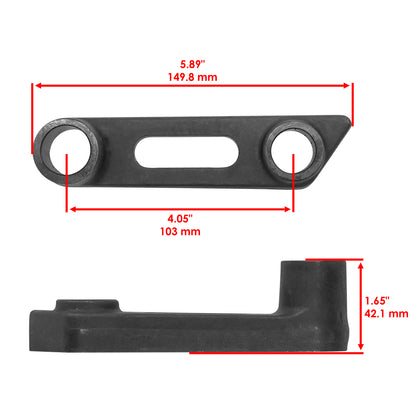 Deck Drive Arm and Pivot Shaft Replacement with Bushing for John Deere GX255 (1998–2003)