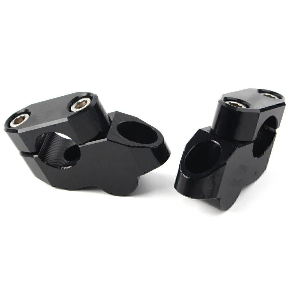 Black Handlebar Bar Extension Riser for Motorcycle