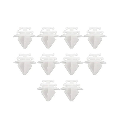 10Pcs Car Exterior Door Trim Clips for Citroen Berlingo, Peugeot 1007, 106, 206, 207
