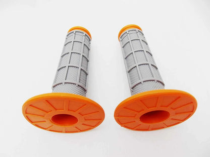 Orange Grey Hand Grip Set for Suzuki RM80