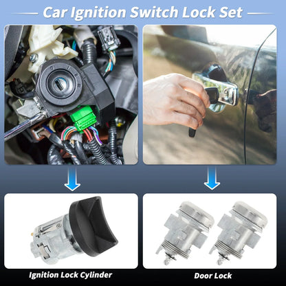 Ignition Lock Cylinder & Door Lock for Dodge Ram 1500 250 (2002-2008)