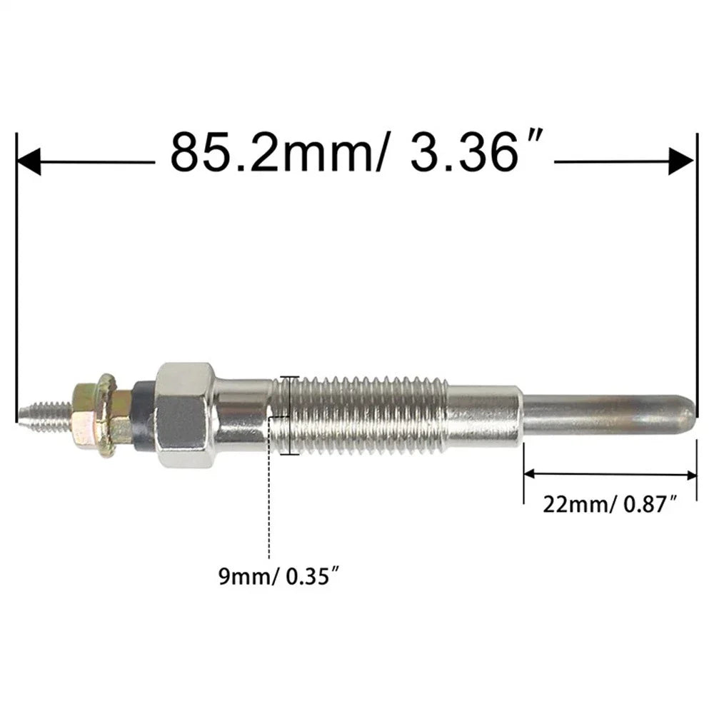3 x Glow Plugs for Mitsubishi S4S S3L S3L2