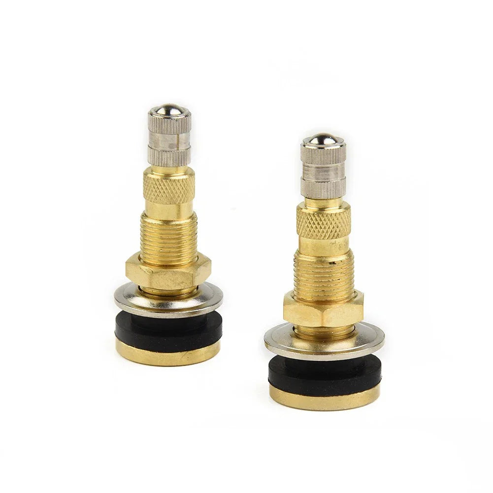 Valve Stem Pack / 2 x 1-7/8" / Air Liquid Tubeless Copper for Auto