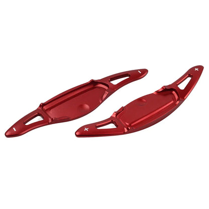 Red Aluminum Steering Wheel Paddle Shifter Extensions for Kia Stinger (18-23)