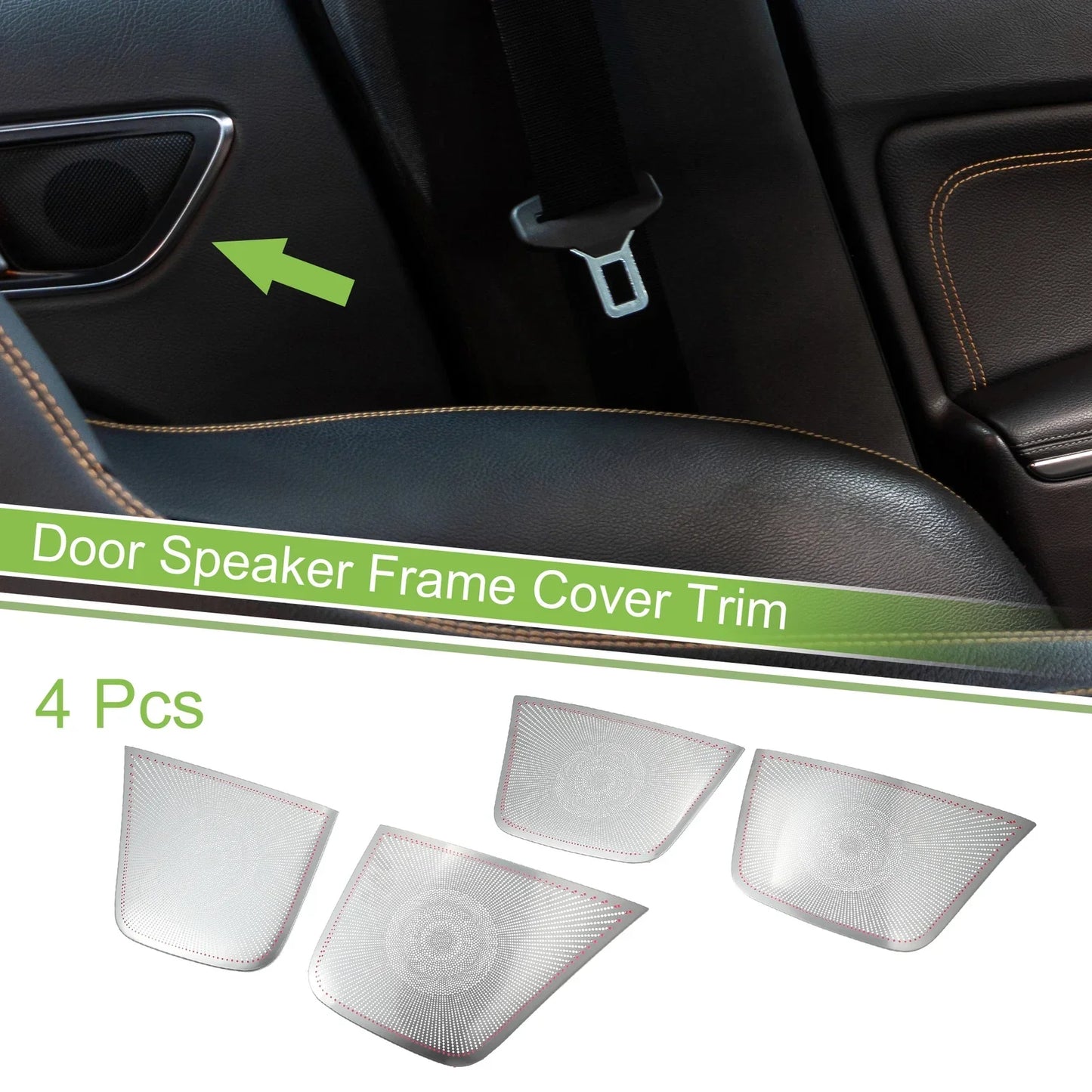 4pcs Speaker Frame Cover Trim for Mercedes Benz CLA C117 (2013-2019)
