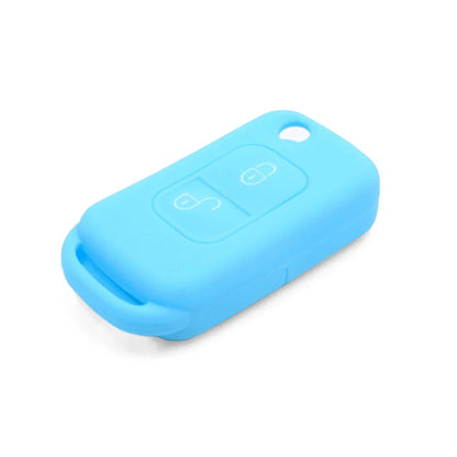 Sky Blue Silicone Key Fob Cover for Mercedes Benz Sprinter Viano (2006-2018)