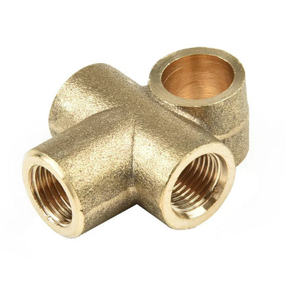 Brake Line Brass Fitting Connector Splitter M10x1 for Vehicle