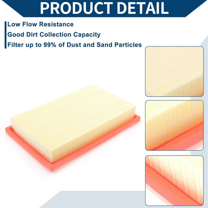 Engine Air Filter for MERCEDES-BENZ C300 L4 2.0L W205/S205 (2015-2018) 1 x Pcs