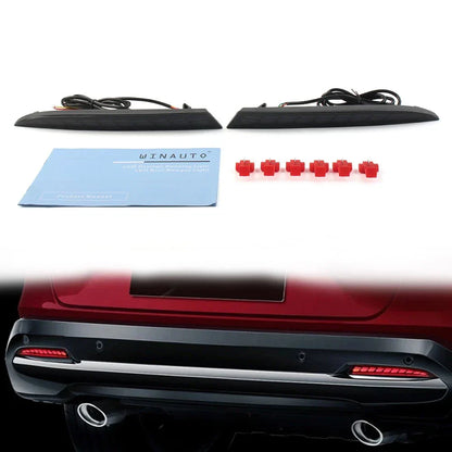 Rear Fog Lamp Brake Light Dynamic Turn Signal Reflector for Honda
