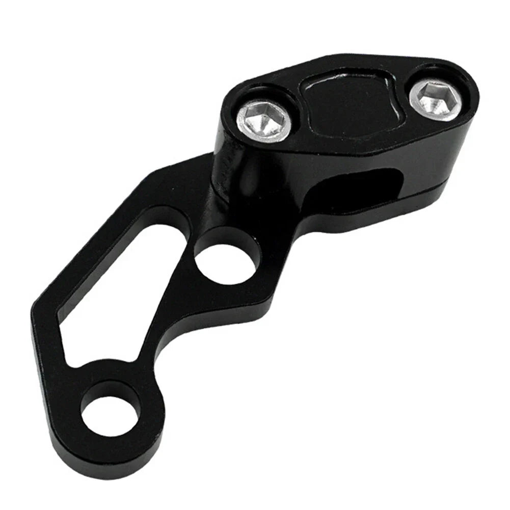 Oil Pipeline Brake Line Clamp Protector for Motor Bikes Aluminum Black