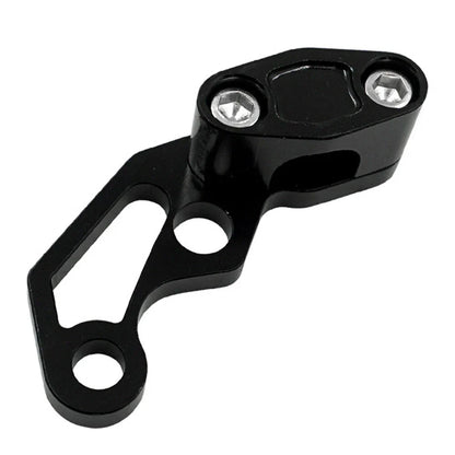 Oil Pipeline Brake Line Clamp Protector for Motor Bikes Aluminum Black