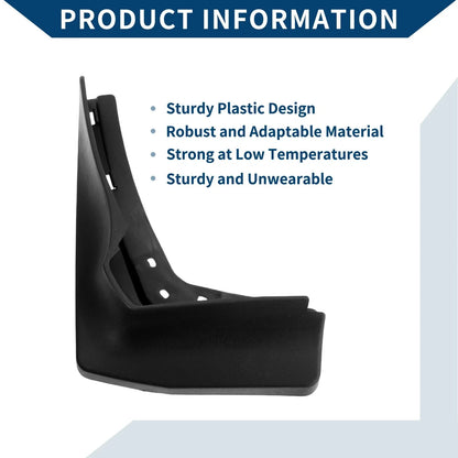 Mud Flaps Splash Guards 1 Set for Mercedes-Benz GL/GLS (2015-2016)