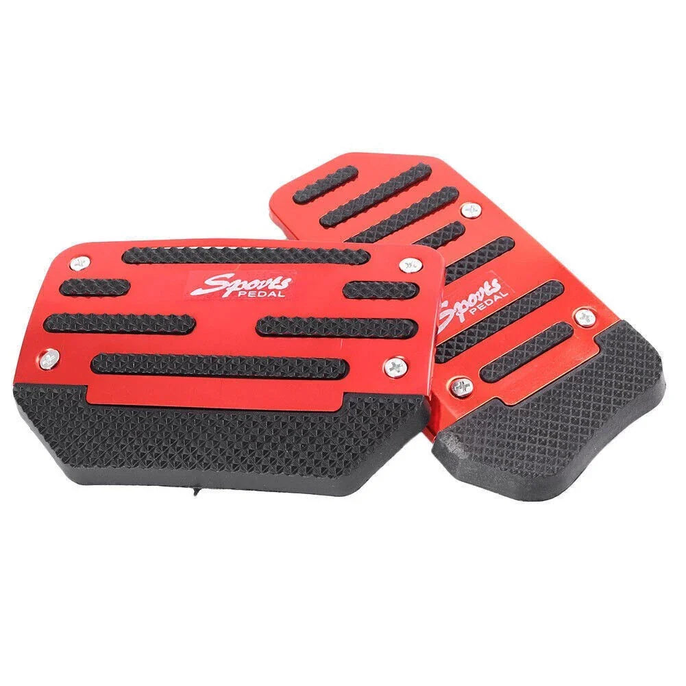 Aluminum Anti-Slip Sport Foot Pedals for Auto Manual Brake Footrests (All)