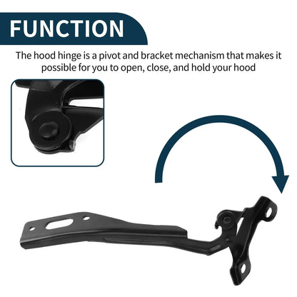 Hood Hinges for Honda Civic 2012-2015 Front Bonnet Bracket 1 Pair