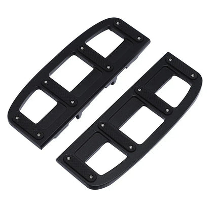 Matte Black Rider Driver Footboard for Harley Fat Boy Heritage Classic (18-24)
