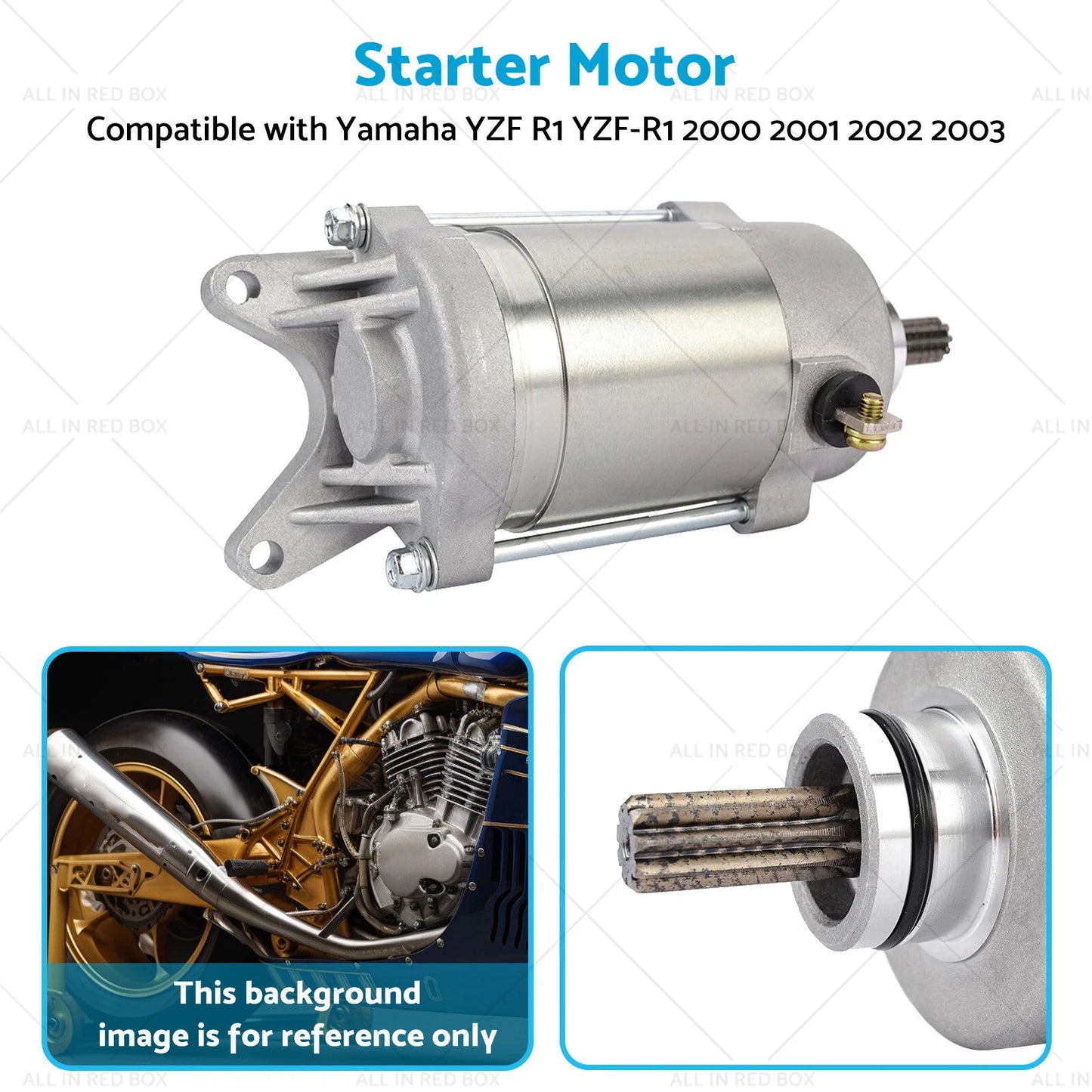 Engine Starter Motor for Yamaha YZF-R1 (2000-2003)