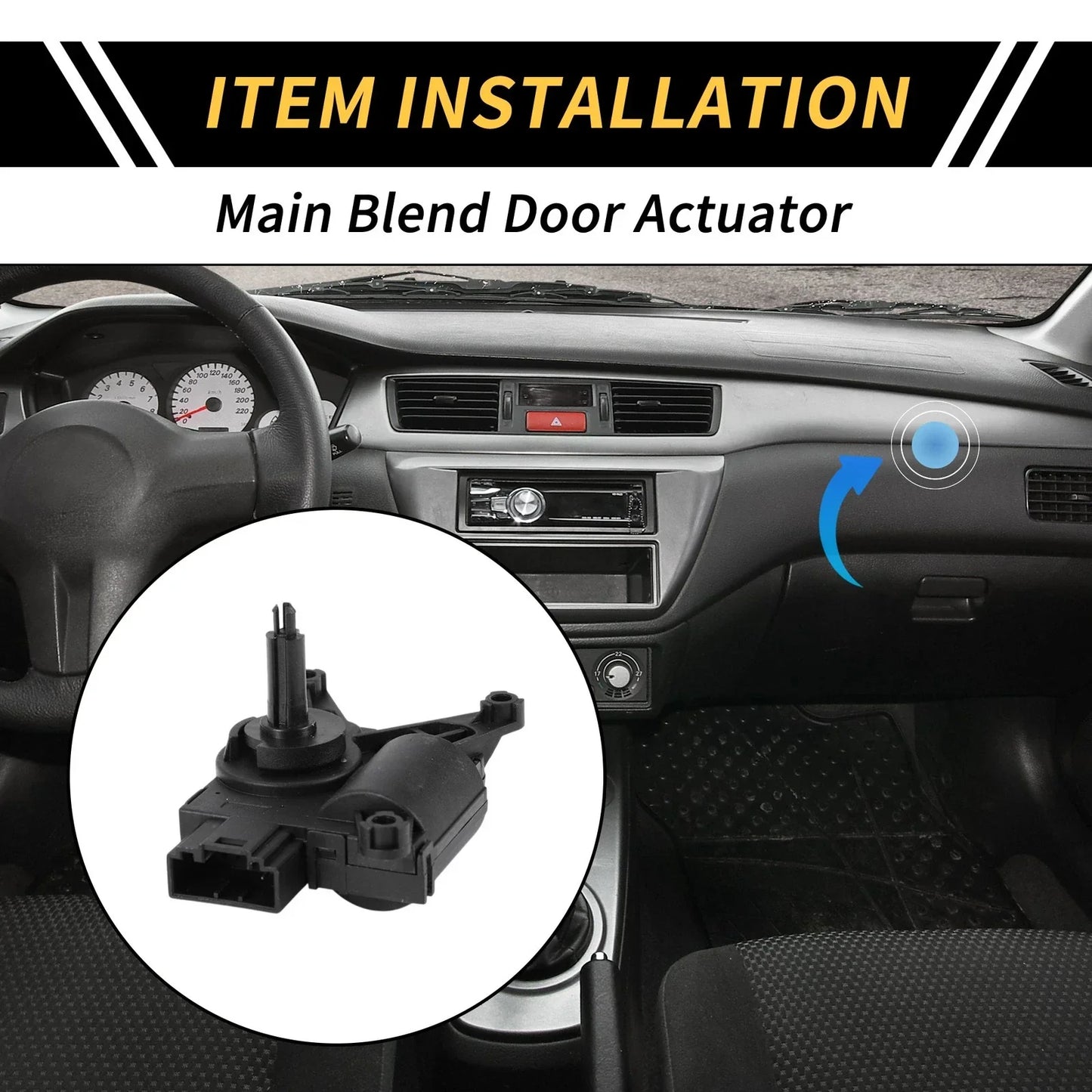 HVAC Heater Blend Door Actuator for Mercedes-Benz Sprinter (2006-2009)