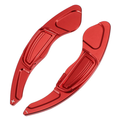 Red Steering Wheel Shift Paddle Shifter Extend Cover for Honda Civic (2009-2011)
