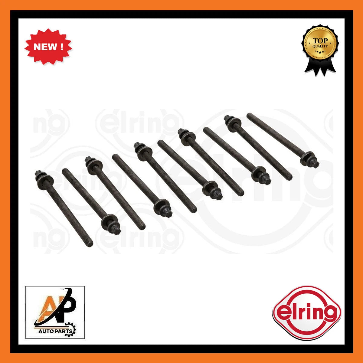 Cylinder Head Bolt Set Replacement for Opel Saab Chevrolet Fiat  (1990–2019)