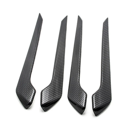 Inner Door Panel Armrest Cover Trim for Toyota RAV4 (2019-2022) Carbon Fiber
