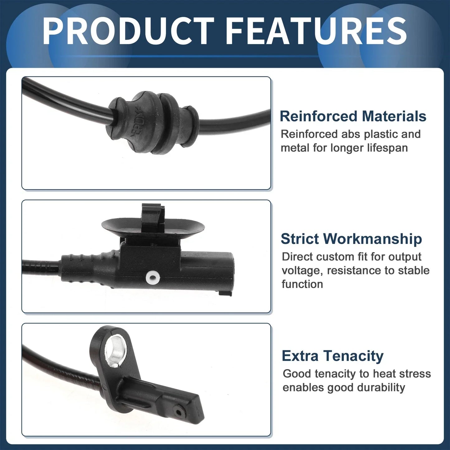 ABS Wheel Speed Sensor for Dodge Dart Sedan (2013)