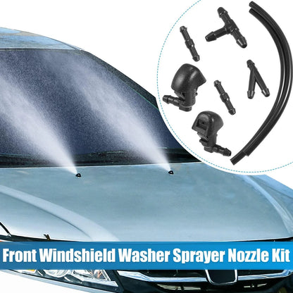 Windshield Washer Nozzle Set for Honda Pilot (2009-2015) 2 x Black