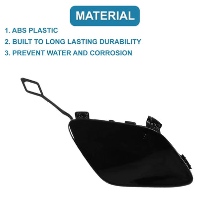 Front Bumper Tow Hook Cover for Mercedes-Benz E250 2014-2015 Bright Black