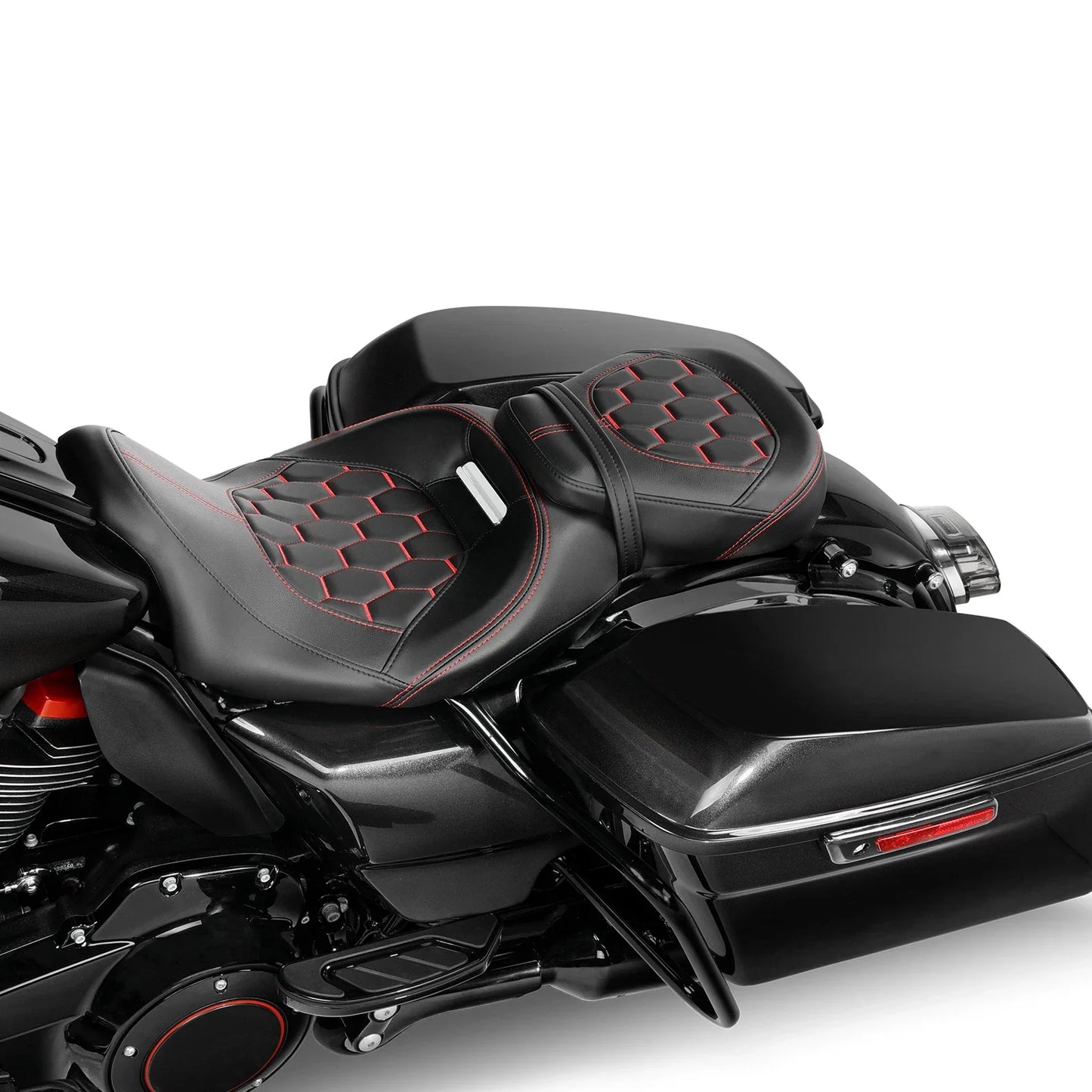 Gel Seats  Driver Passenger for Harley Electra Glide (2009-2023)