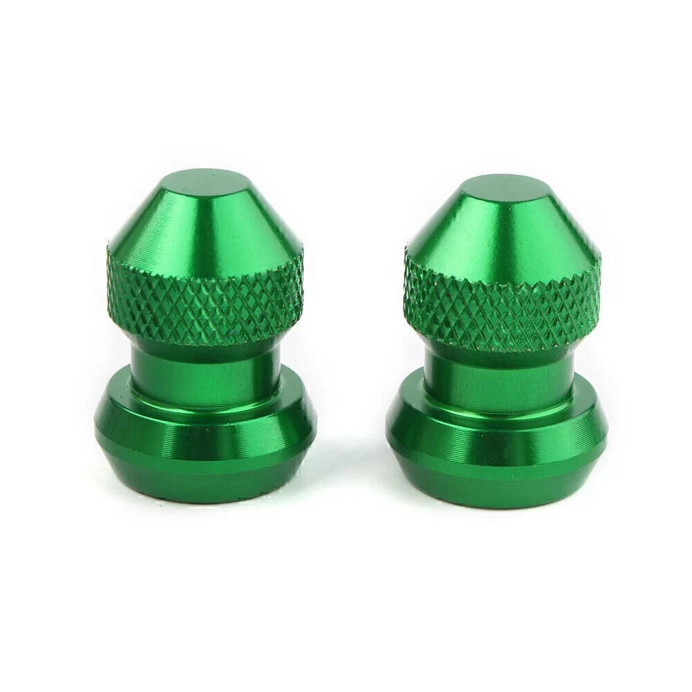 Green Tire Valve Stems Dust Covers for Car Auto Wheel Accessories