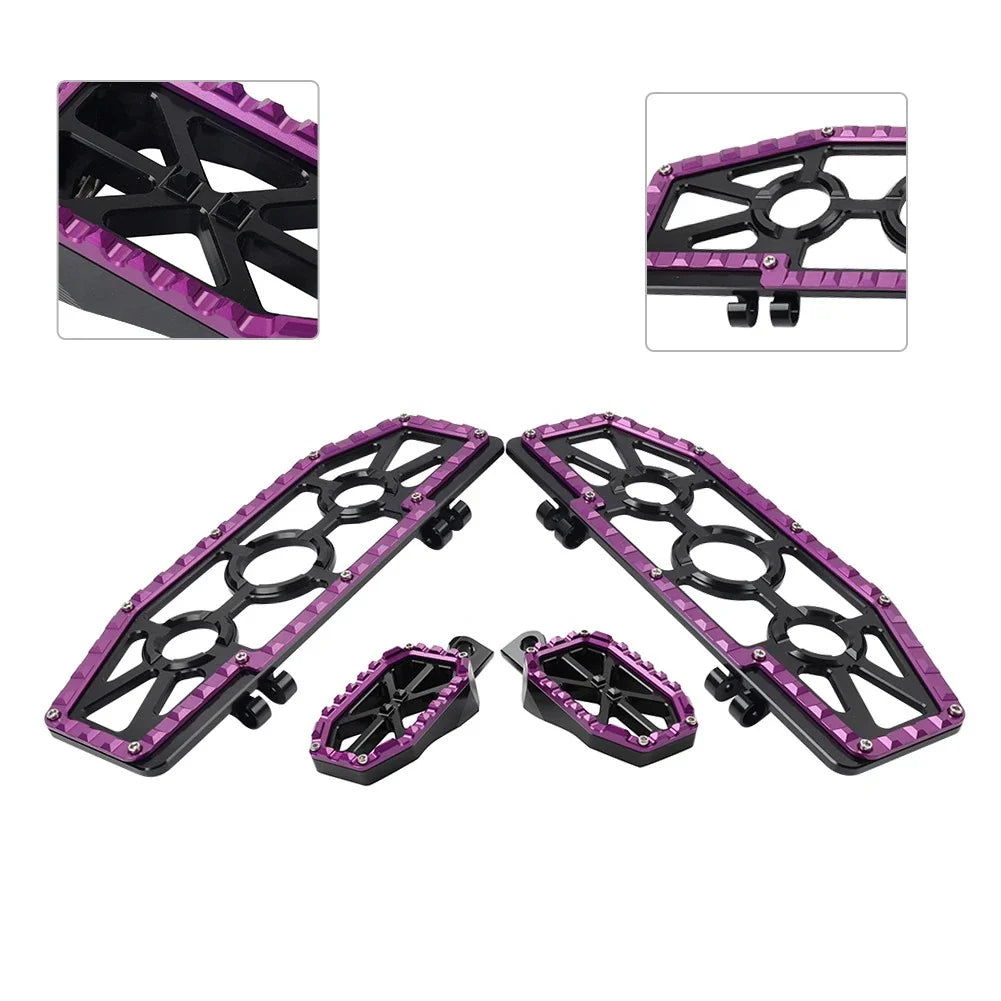 Driver Passenger Floorboard Foot Pegs for Harley Road King Heritage
