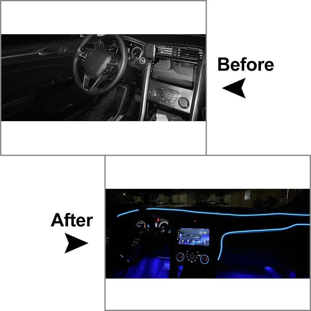 3 Meter LED Interior Atmosphere Strip Lights for Auto Car