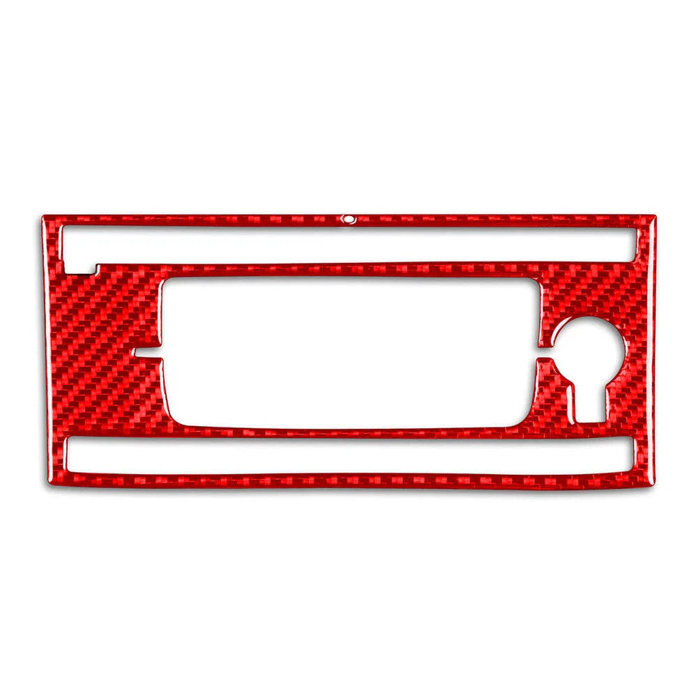 Red Carbon Fiber Control Volume Switch Panel Cover for Honda Accord (2013-2017)
