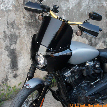Dark Smoke Headlight Fairing for Harley Softail LowRider (2018-2023)