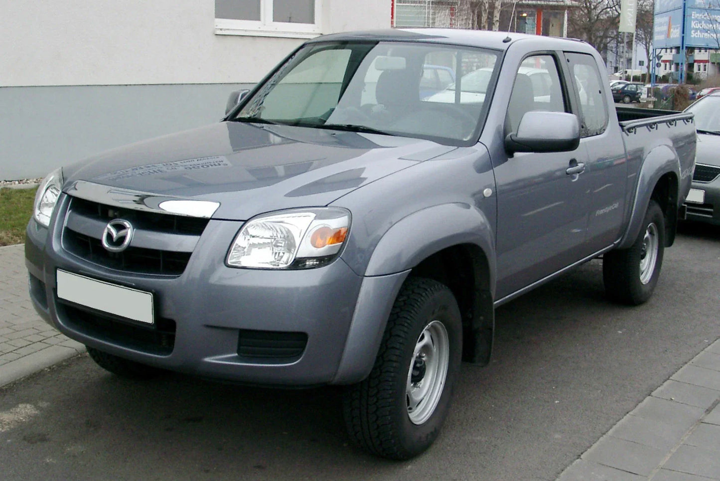 Matte Black Tailgate Handle for Ford Ranger, Mazda BT50 (2006-2011)
