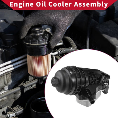 Oil Filter Housing with Seals for Mercedes-Benz CLA250 GLB250 (2014-2023)